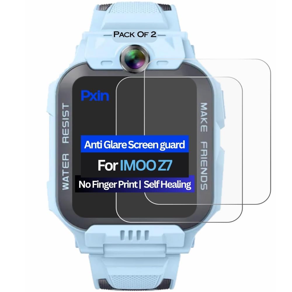Pxin Smartwatch Anti Bluelight and Anti Glare Screen Guard compatible with iMOO Z7 | BLUV Lightblock Tech | Scratch Proof | Prevents bluelight | Eye Protection | No Dry Eyes-image-25
