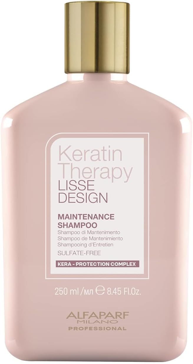 - professional Keratin Therapy Lisse Design Keratin Shampoo - Maintains and Enhances Keratin Smoothing Treatment - Anti-Frizz Hair Care Product, Sulfate, Paraben and Paraffin Free L'OREAL Professional Shampoos 250ML
