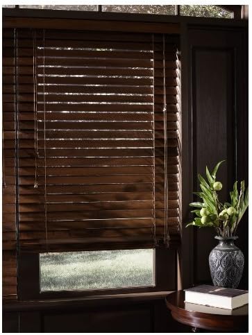 Amazon Com Levolor 66 W X 64 L Rustic Oak Plantation Blinds Home Kitchen Amazon Com Levolor 66 W X 64 L Rustic Oak Plantation Blinds Home Kitchen