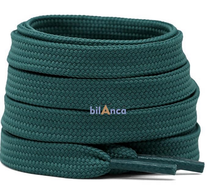 Image of 2 PAIRS Flat Shoe laces 48 Inches Wide Shoelaces for Athletic Running Sneakers Sports Shoes Boot Laces Strings (2 Pairs)