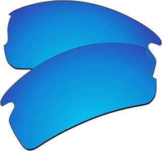 [EZReplace] 交換用 レンズ Oakley Flak 2.0 Asian Fit OO9271 サングラス（偏光レンズ）-適合Oakley Flak 2.0 Asian Fitフレーム（アイスブルー）