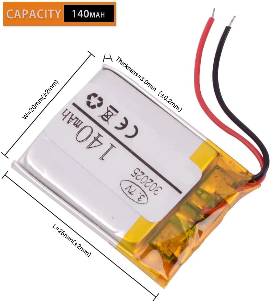 302025 402025 502025 602025 702025 3.7V 802025 902025 1PCS(902025 380mAh)