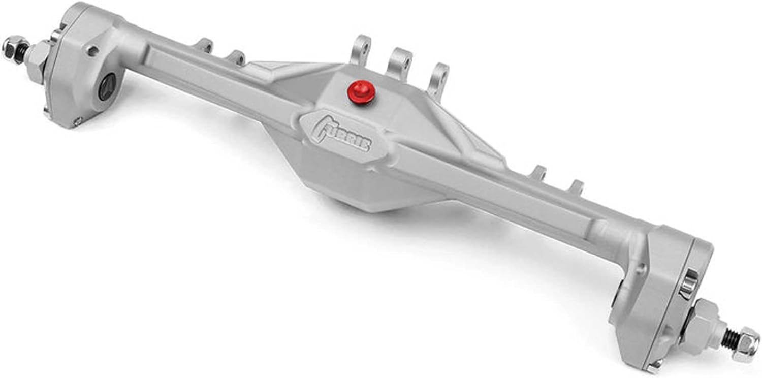 Vanquish Products Currie Portal F9 SCX10-II Rear Axle Clear Anodized VPS08361