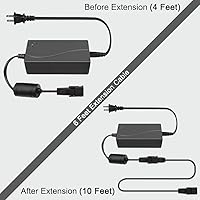 Vista 2 de OKIN - Cable de alimentación universal para silla reclinable, adaptador reclinable AC/DC con cable de extensión para silla elevadora, transformador