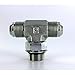 Parker 4 S5OX-S JIC Branch Tee 1/4 X 1/4 X Size 4 SAE Male Steel