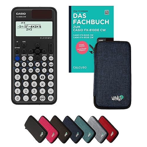 CALCUSO Paquete Estándar Azul con Calculadora Casio FX-85DE CW (Alemán)