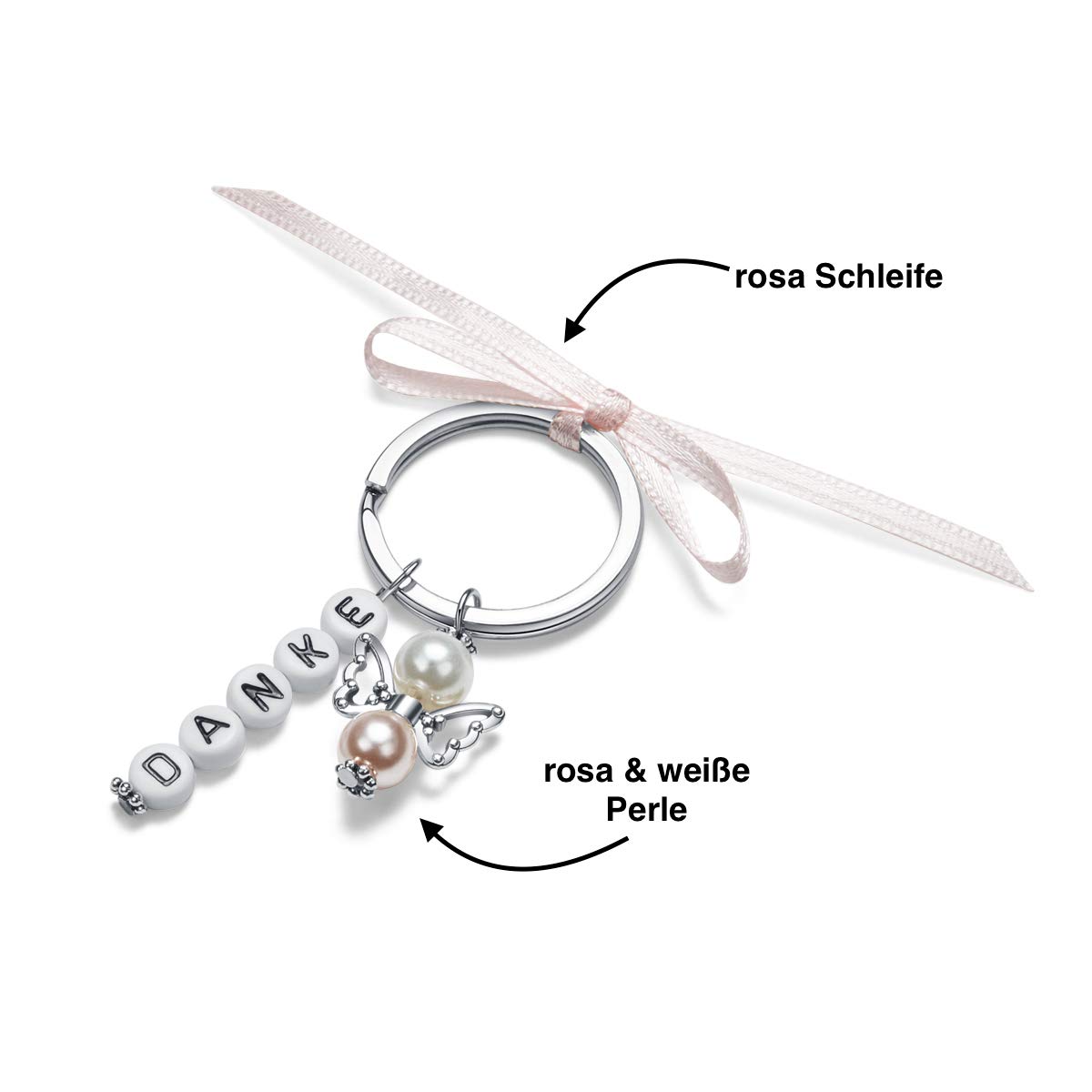 15 Stück + 15 Organza Beutel Gastgeschenke Hochzeit Taufe Weihnachten Geburtstag Kommunion Konfirmation Geschenk für Gäste Anhänger