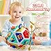 22-in-1 Baby Busy Board Activity Cube Toys, Montessori Toy for 1 Year Old Kid, Educational Sensory Travel Toy for Toddler 1-3, 1st Christmas Birthday Gifts for Infant 6-12 12-18 Months Boys Girls