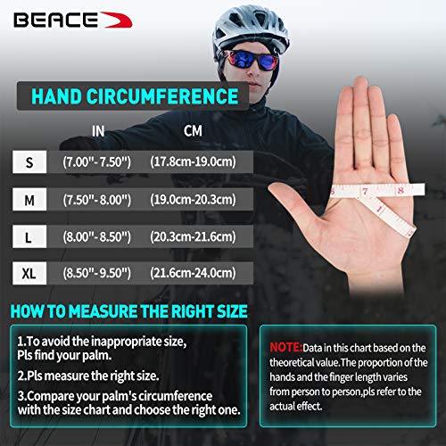 BEACE Women's Glow Cycling Gloves
