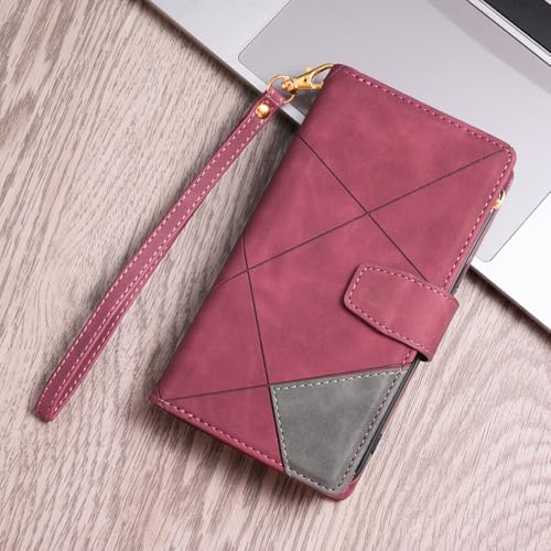 Étui portefeuille Google Pixel 10 Pro bordeaux pour vos sorties