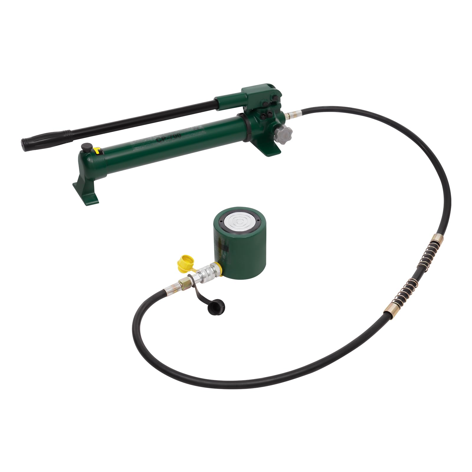 INPAITOO Hydraulic Cylinder Jack+ CP-180 Hydraulic Hand Pump, Portable Hydraulic Ram Jack Kit Hydraulic Lifting Cylinder for Factories, Warehouses (30 Ton 2 inch) | US Stock