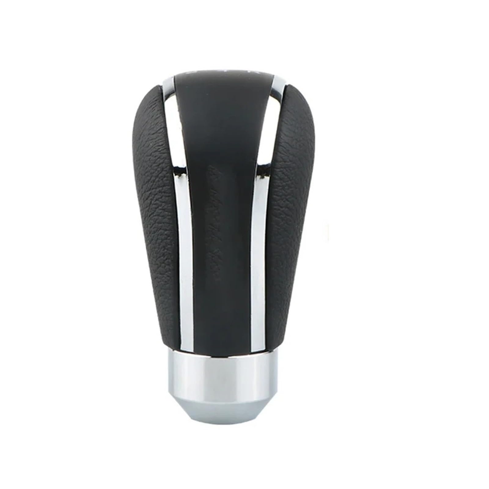 XZCVTYW Universal 5 Speed PU Black Silver Car Gear Shift Knob Gear Stick Manual Transmission Automatic Shifter Lever Car Gear Shift Knob(Black)