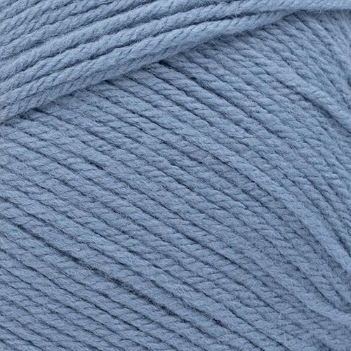 Image of Lion Brand Yarn, Pound of Love Crochet Yarn, Stone, Blue, 1 Pack