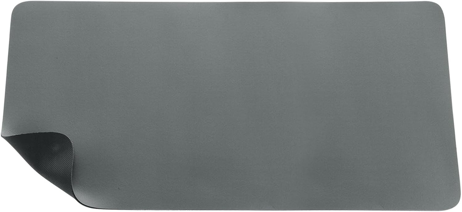 uxcell Coffee Mat, Quick Dry Dish Drying Mat 31.5″ x 16″ Hide Dirt Rubber Backed Absorbent Mat for Coffee Maker, Kitchen Drainer Mats for Kitchen Counter Coffee Bar, Dark Grey