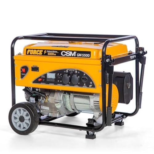 Gerador Portátil 5,5kva 11hp Gm 5500 Gasolina 127/200 Csm