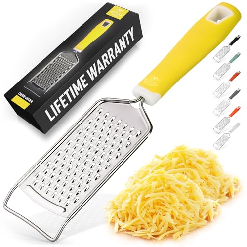 Zulay Kitchen Stainless Steel Cheese Grater