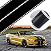 Pegatinas Decorativas para Capó de Coche,Rally Racing Stripes Calcomanía para Maletero de Techo para Mustang,Negro
