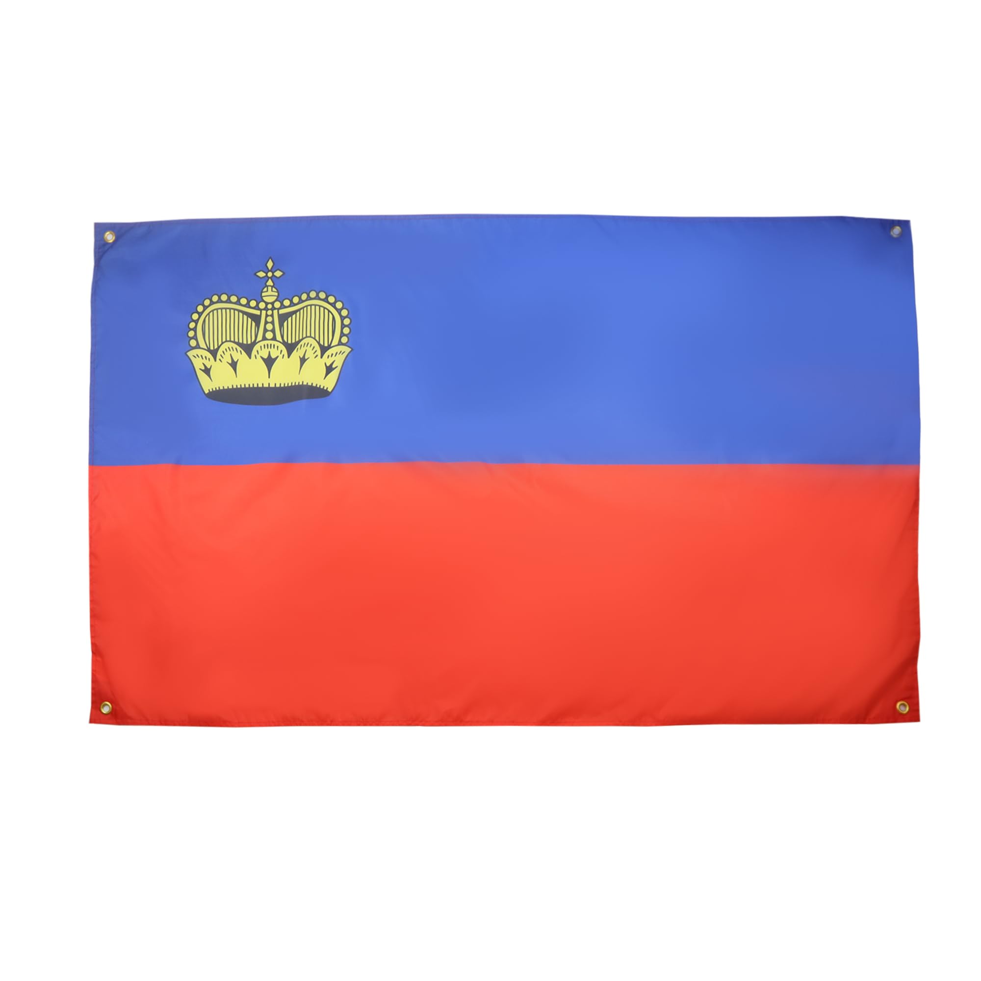 AZ FLAG Liechtenstein Flag 150 x 90 cm with 4 Eyelets for Balcony or Wall, 1 Pièce