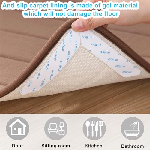 Orssmigs 20 Pezzi Antiscivolo per Tappeti, Adesivi...