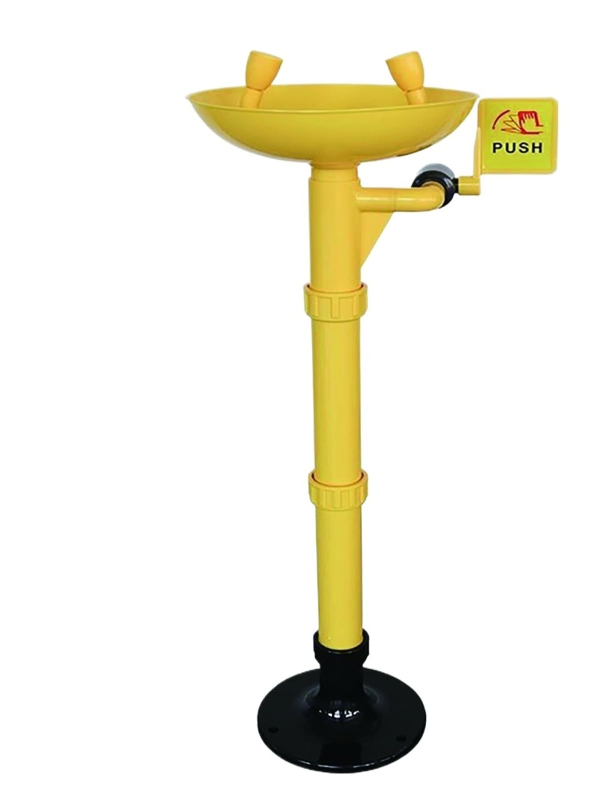 Station de Lavage oculaire | Kit de rinçage oculaire réglable | Kit de Lavage oculaire, Station de Lavage avec pédale, Panneau de signalisation pour Laboratoire, Usine, Magasin, Domicile, ch