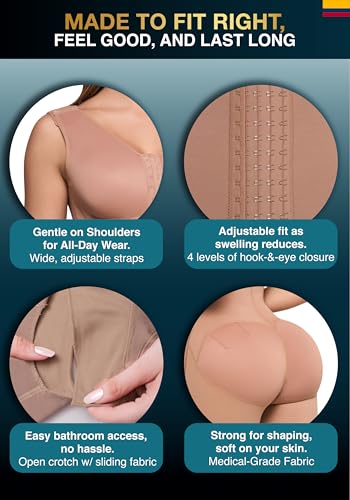Image of Sonryse Fajas Colombianas Post Surgery Compression Garment Stage 2 Faja Lipo BBL