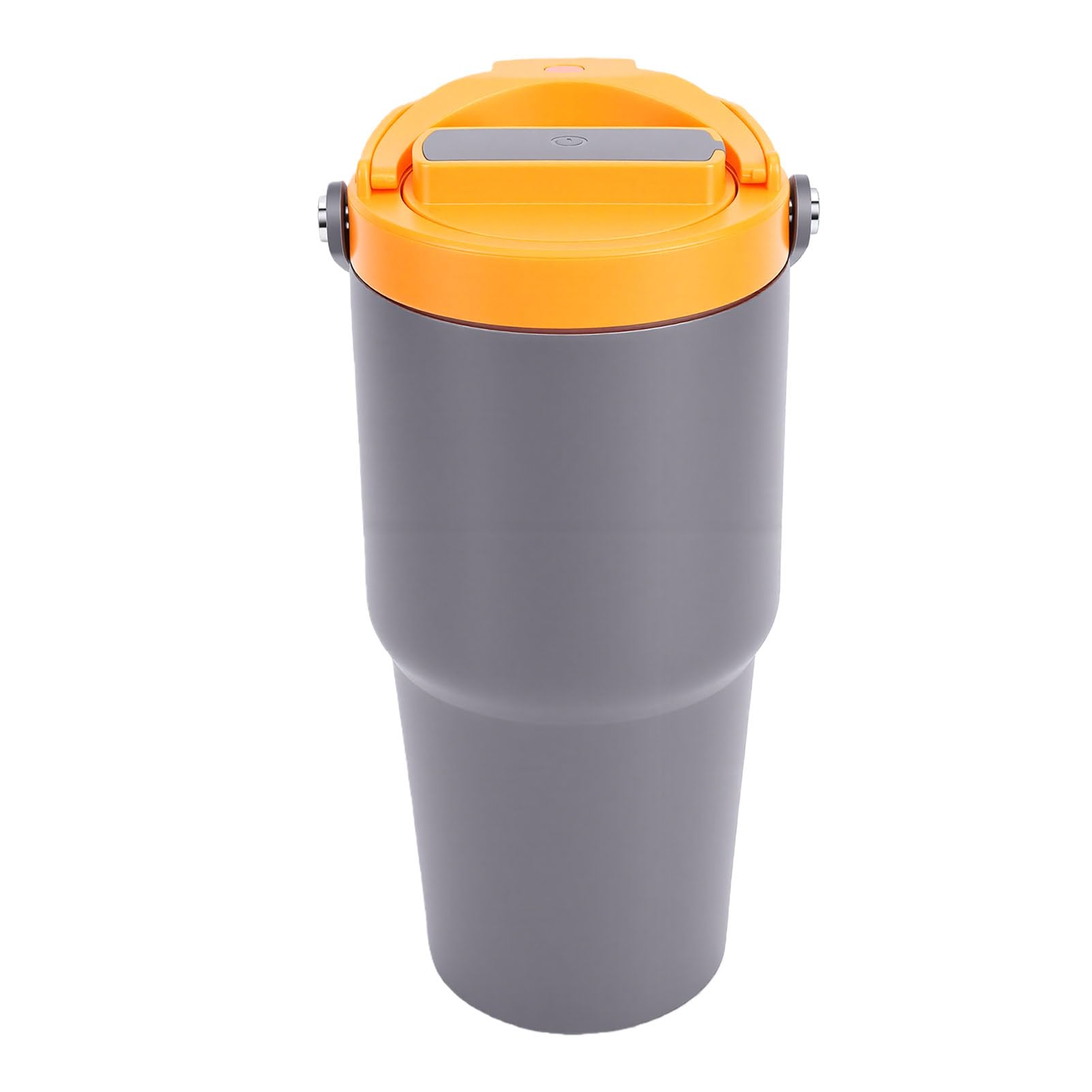 Portátil Eléctrica, de Acero Inoxidable Térmico, Botella de Agua de 600ml, Compartimento de Polvo de 140ml, Carga USB con Batería de 500mAh para Viajes