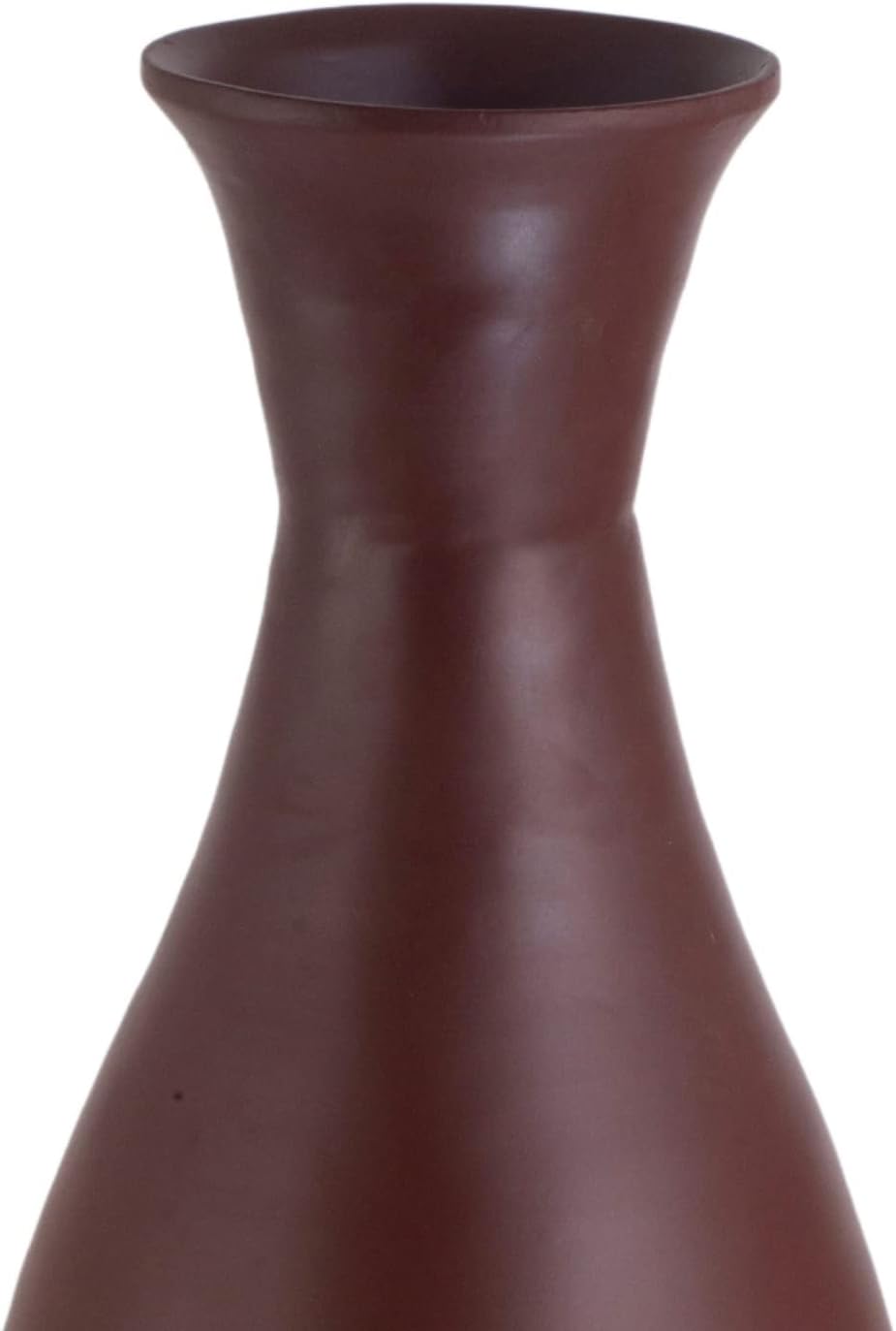 Modern Bamboo Floor Vase - Decorative 43-inch Vase for Living Room, Dining Room, or Entryway - Fill with Dried Branches or Flowers - Contemporary Tall Vase - Unique Bamboo Design, Brown