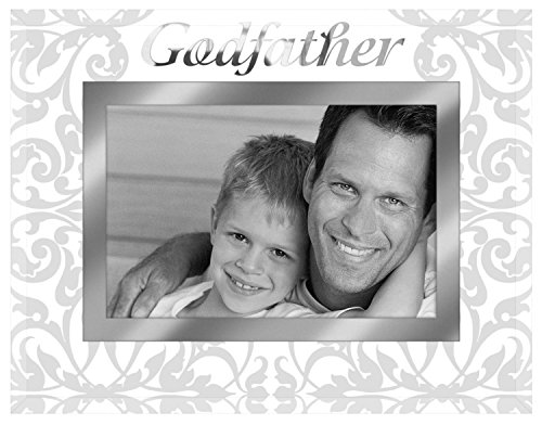 Malden Beveled Glass Treasures Picture Frame, Godfather, 4 Inch X 6 Inch