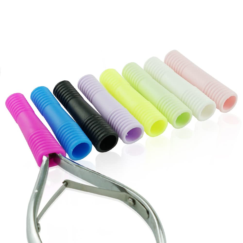 12 tijeras de silicona para cutículas, para manicura, pedicura, tijeras de cutículas, tijeras de piel muerta, color aleatorio