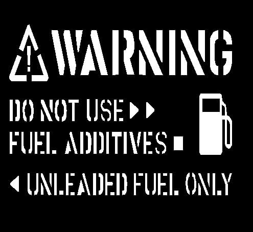 フューエルステッカー 給油口warning F 01 車 バイク 車 バイク Amazon