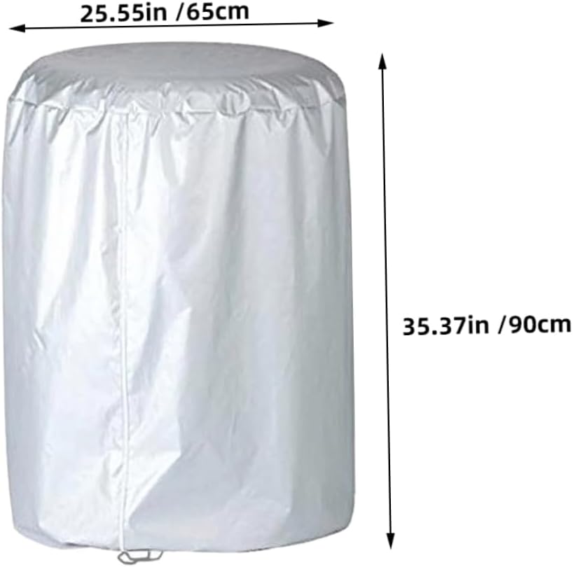 2pcs Rv Tire Covers Waterproof Wheel Protector with Zipper