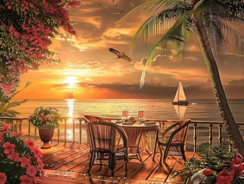 Peinture diamant adulte paysage 5D, un cadeau créatif et fait main