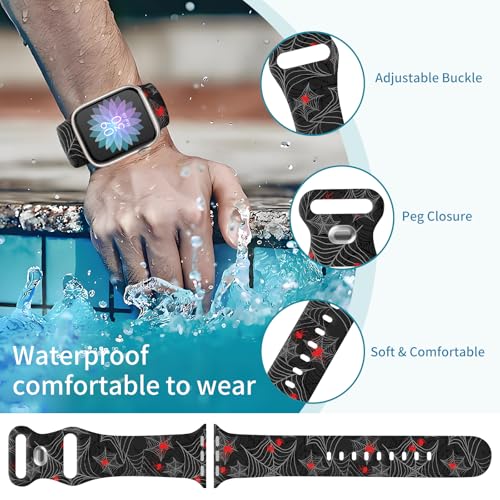 Correa compatible para iWatch Mujer 38-49mm Fluoroelastómero miniatura 3