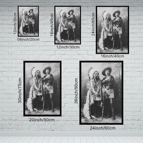 Affiches taureau et buffle de 1897 : solution déco murale sans cadre lourd à fixer - 2