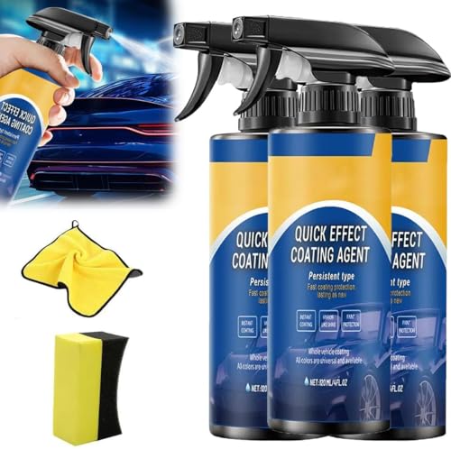 Spray Rápido Protector para Autos 3 en 1, 3 Pzs miniatura 1
