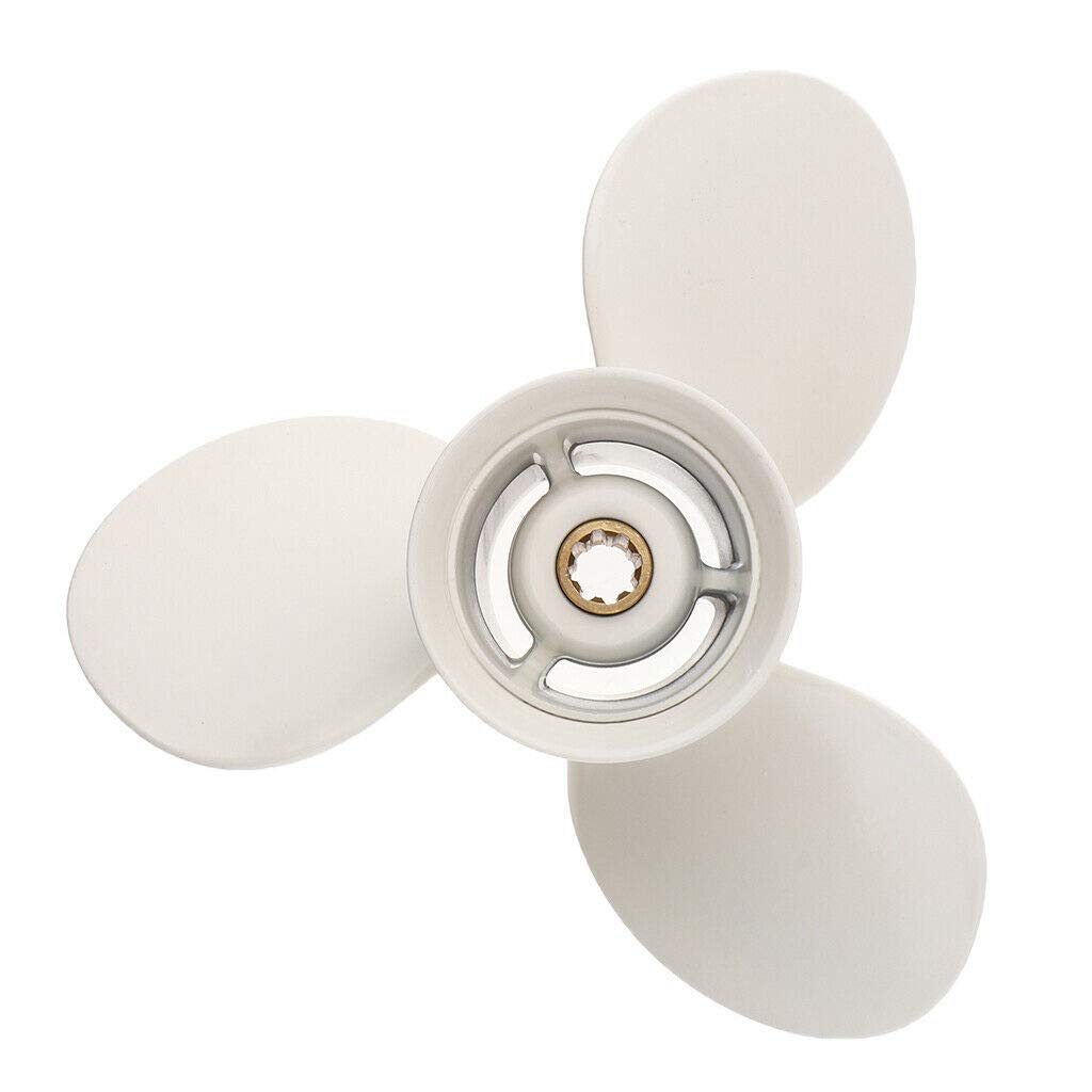 9 1/4 X 10-J1 Legierung 3 Blatt AußEnbord Motor Propeller für 9.9-15