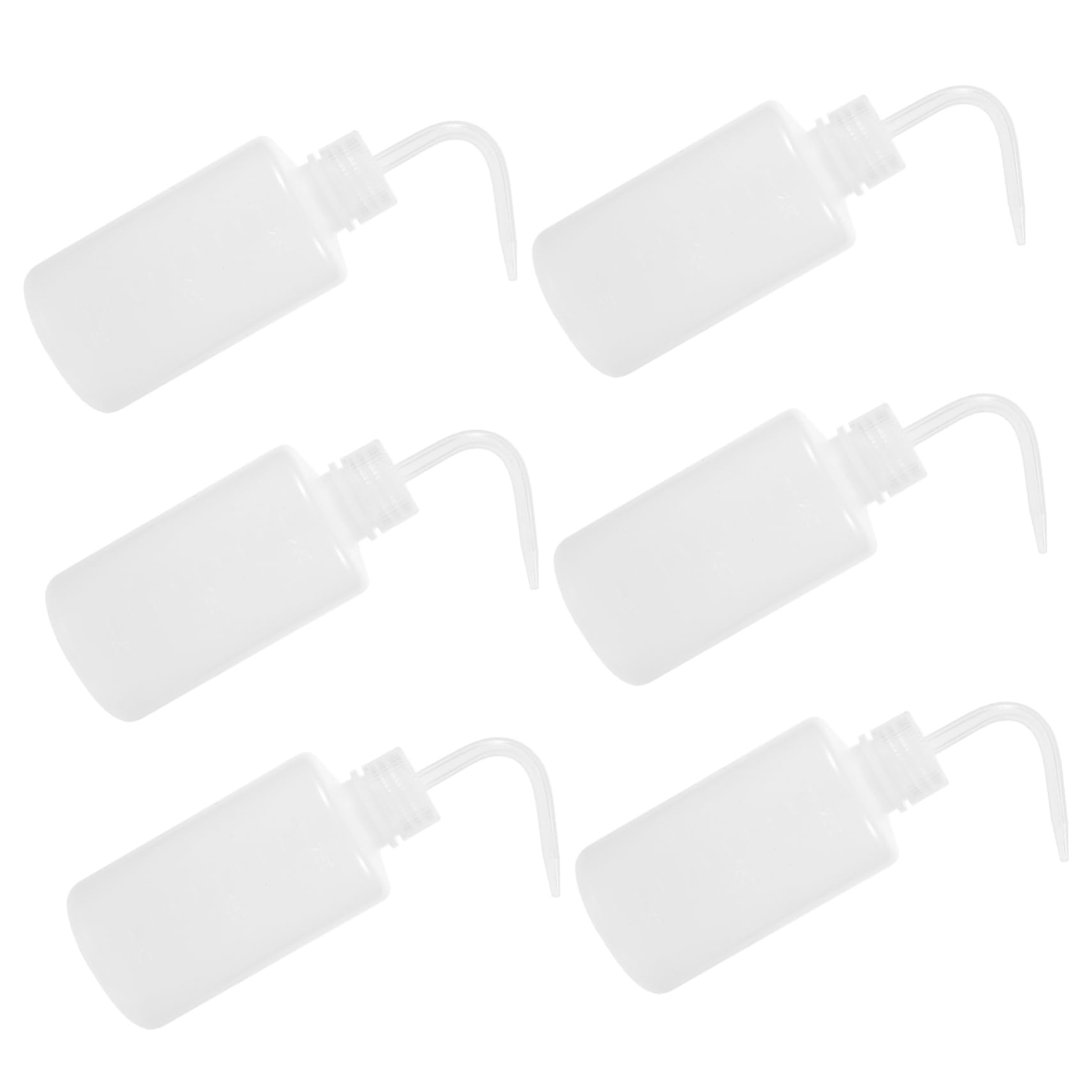 FUNOMOCYA Safe Plastic Empty Squeeze Bottle Graduated Scale 250ml for Barber Shops Labs Home Cleaning