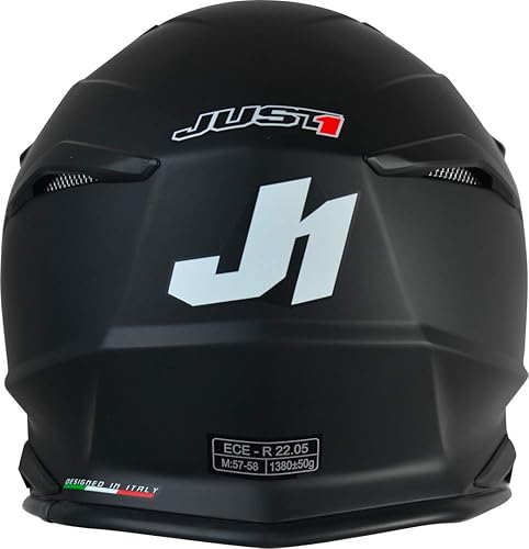 Miniatura 3 de Just1 Racing J39 - Casco de motocicleta MX Off-Road Motocross con carcasa externa de resina termoplástica