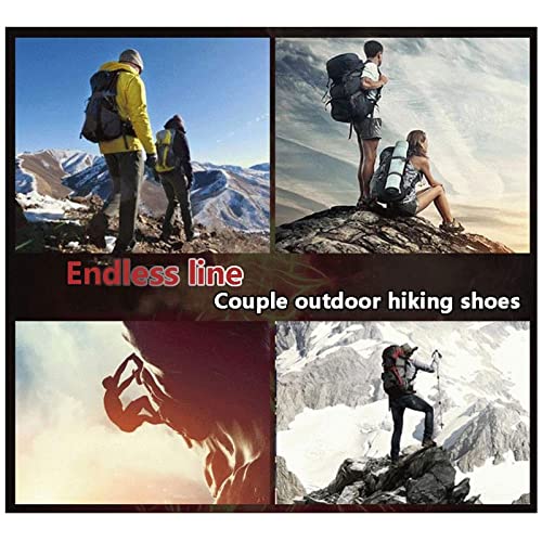 GUOANFG Trekking Camping Heart-Shaped Couple Shoes Casual Shoes Sports Sneaker,Black-36 EU3