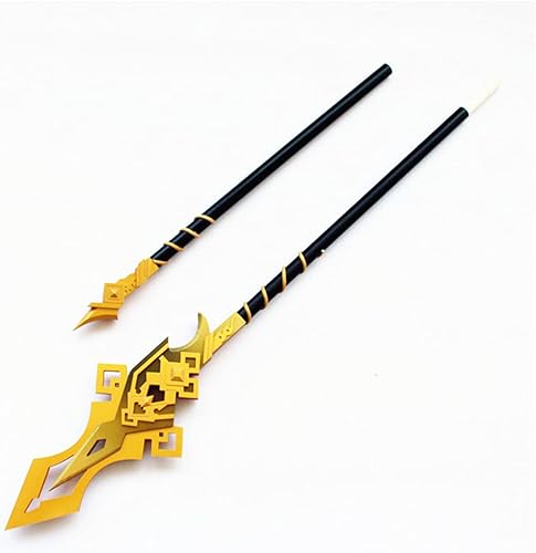 Miniatura 2 de RAVPump Accesorios de cosplay, Genshin Impact Cosplay Armas espadas 180CM Genshin ZhongLi Cosplay Arma Vortex Vanquisher Lanza Desmontable Lanza