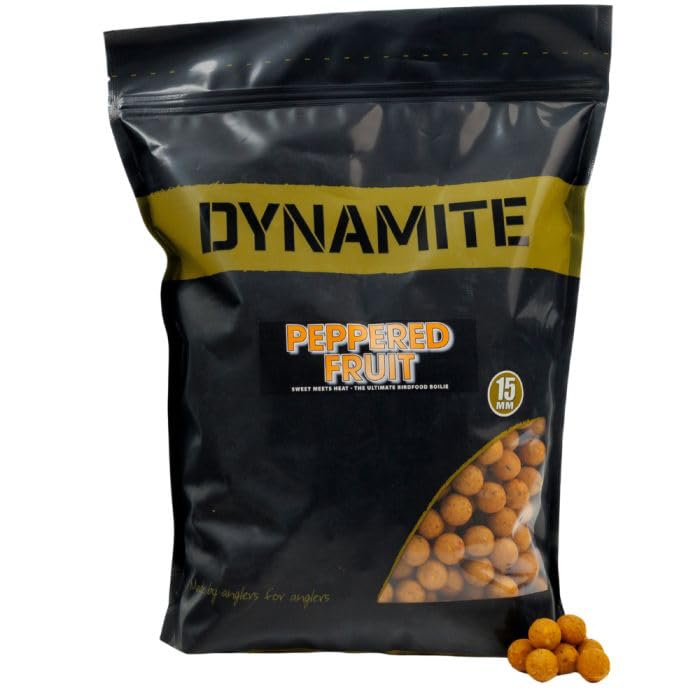Dynamite Baits Peppered Fruit Boilies (12mm 1kg) โ image 1