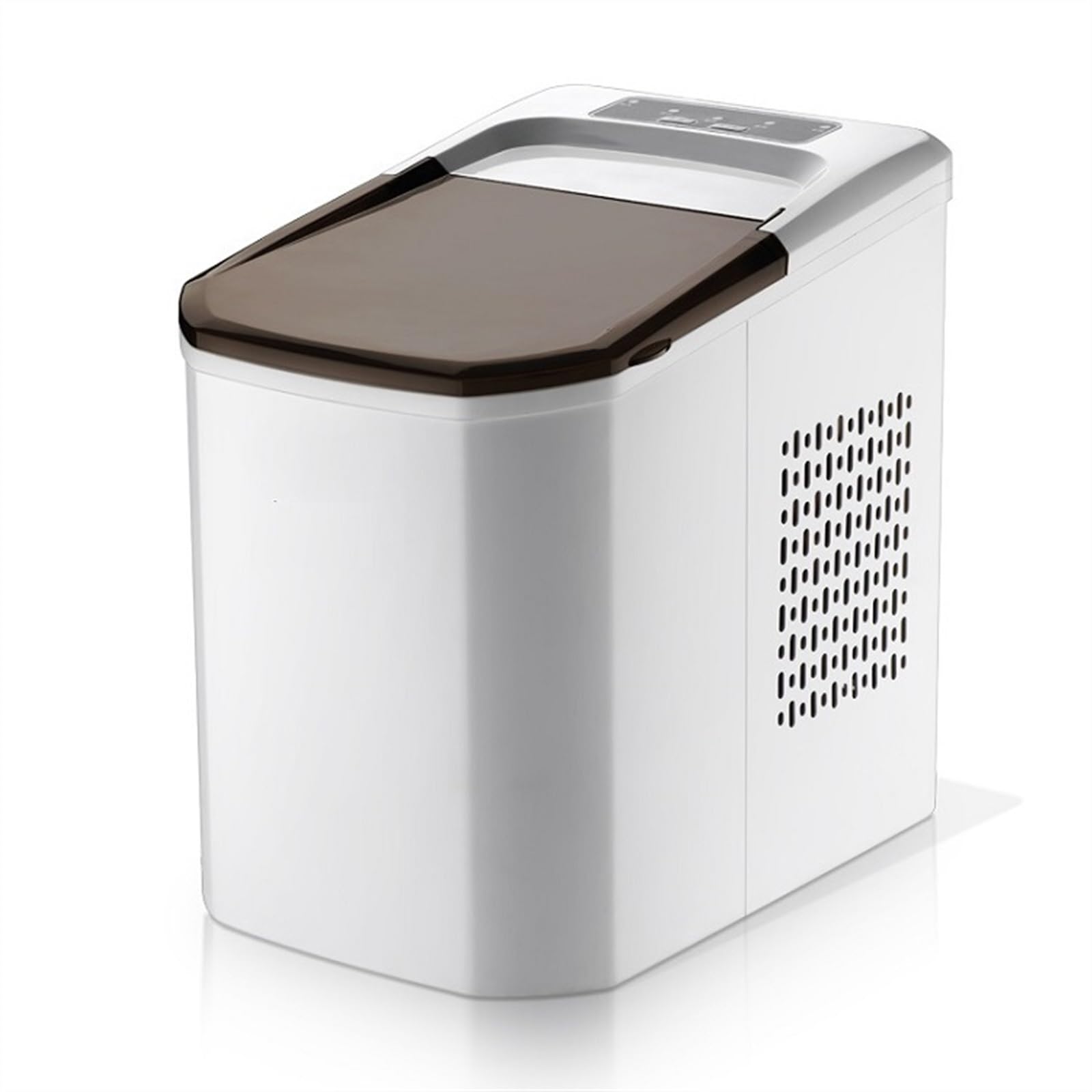 Machine à glaçons de comptoir de cuisine portable avec panier et cuillère