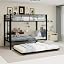 Black With Trundle Bed