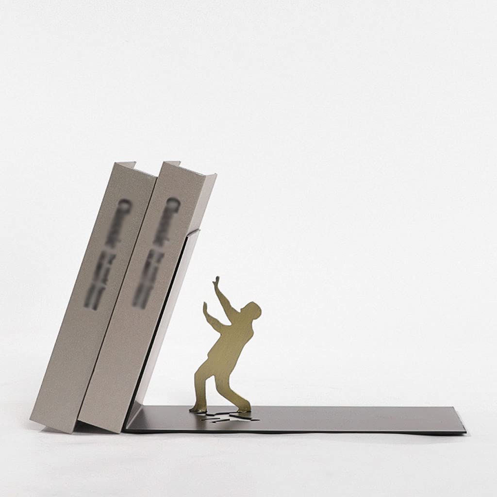 HASMI Schreibtisch deko Modern minimalistischer kreativer Abstrakter Charakter-Metall-Buch-Buchungsraum-Dekoration weiche Outfit-Büro-Desktop-Möbel Decoración del hogar