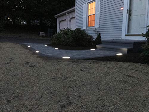 4 Inch X 8 Inch Solar Brick Paver Landscape Accent Light For Walks, Patios, Driveways & Pool Decks #TOP4