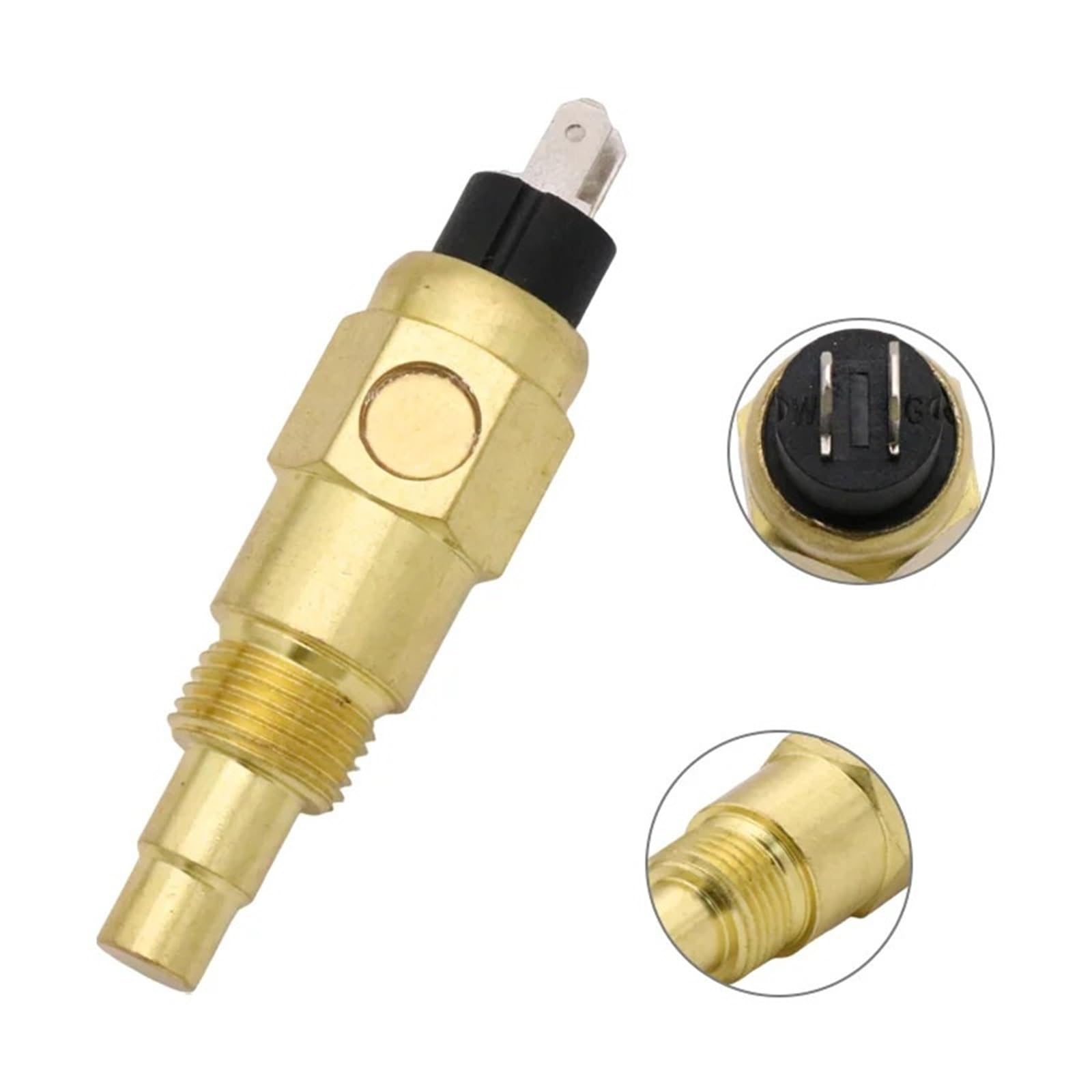 Genérico Sensor de Temperatura del refrigerante de Agua M16x1.5 OME: 114716 3K201747 Contacto de Advertencia 102 ℃ ± 3 ℃(5 8-18 UNF 15.875mm)