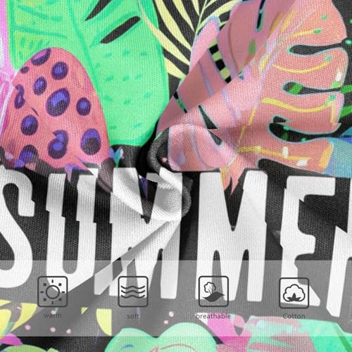 Cotton Girls Underwear Toddlers Colorful Summer Leaves Black Little Girl Panties Cartoon Briefs Underpants 2t3