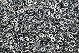 (500) Stamped Steel 10-24 Type D Wing Nuts #10 Zinc Plated Machine Screw Thread