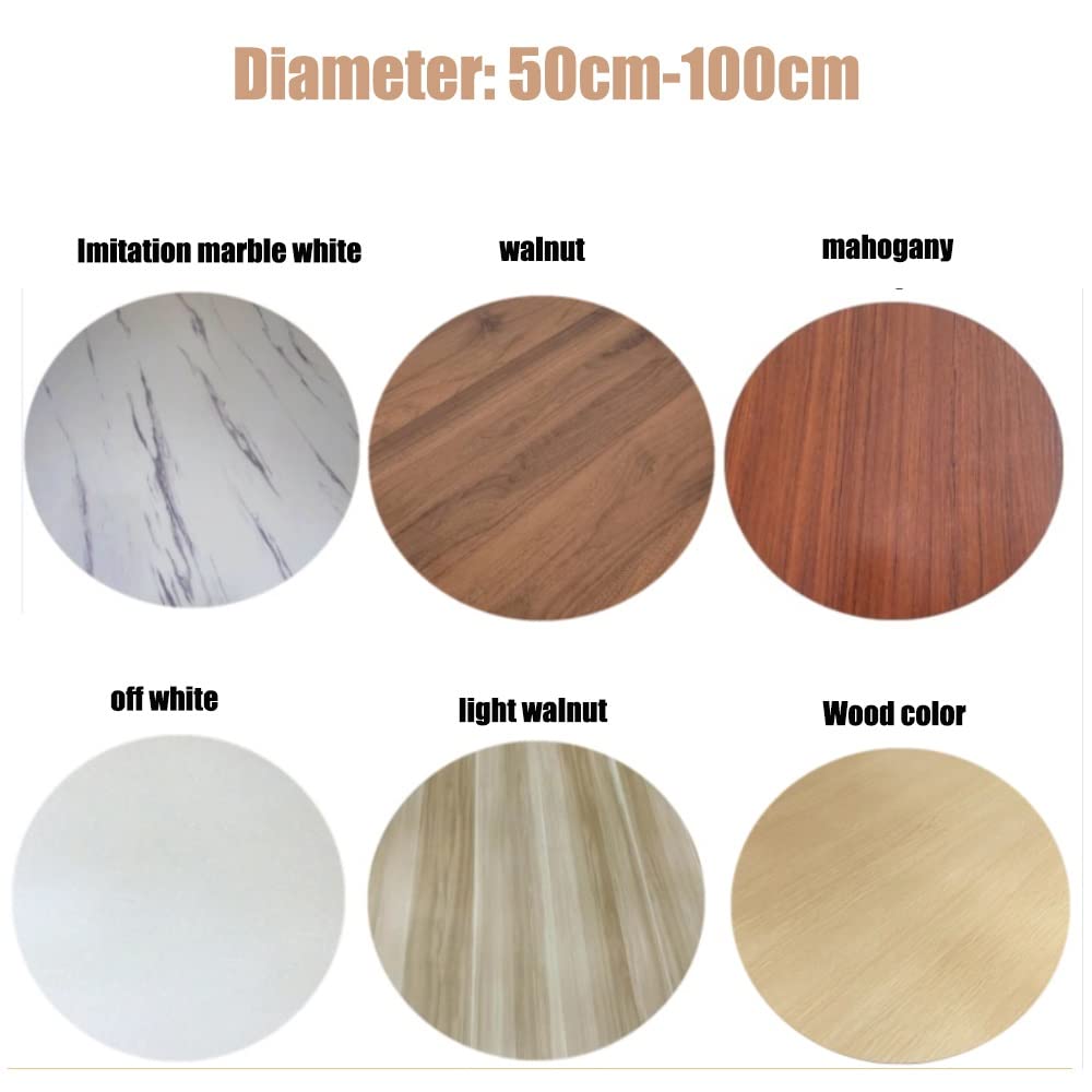 Tocadiscos de madera, bandeja giratoria con textura de mármol, mesa de comedor de cocina, plato giratorio para servir, protege la encimera, rústico