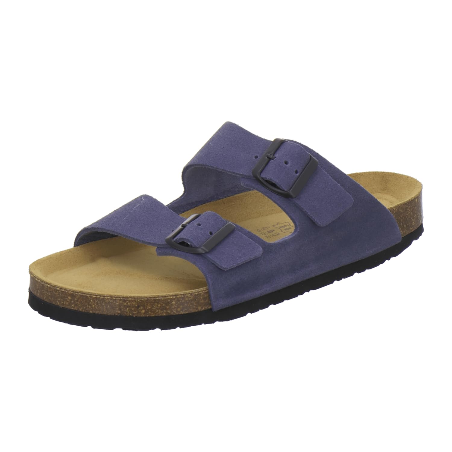 GONKOS®, leren sandalen Teenslipper met binnenzool van kurk, echt leer, natuurlijke kurk, verstelbare gesp, damesschepsandalen, kwaliteitssandalen gemaakt in Spanje, Muscade Kleur maat 42